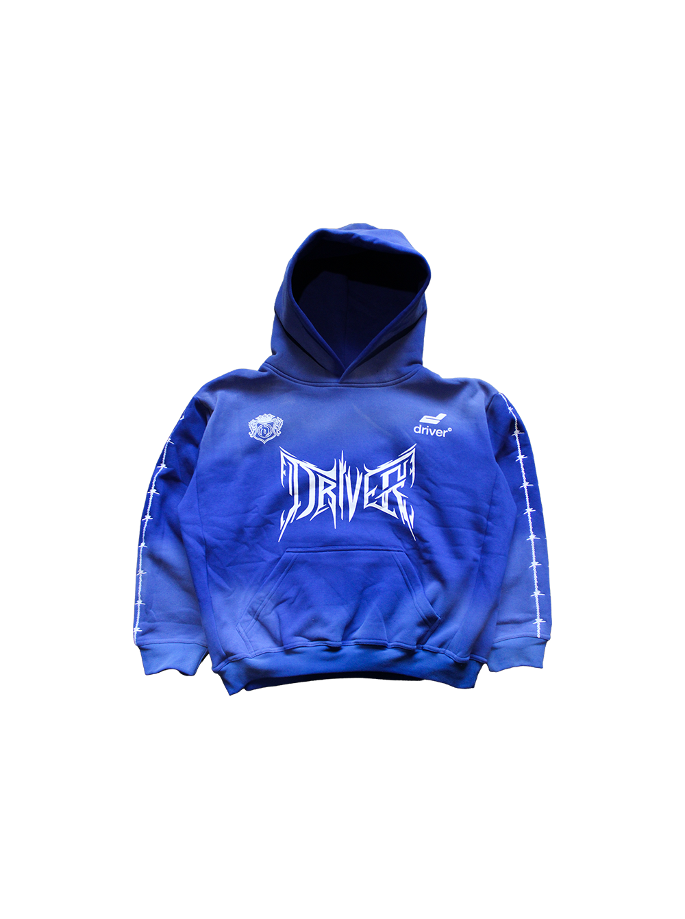 BARBED WIRE HOODIE (AZURE)