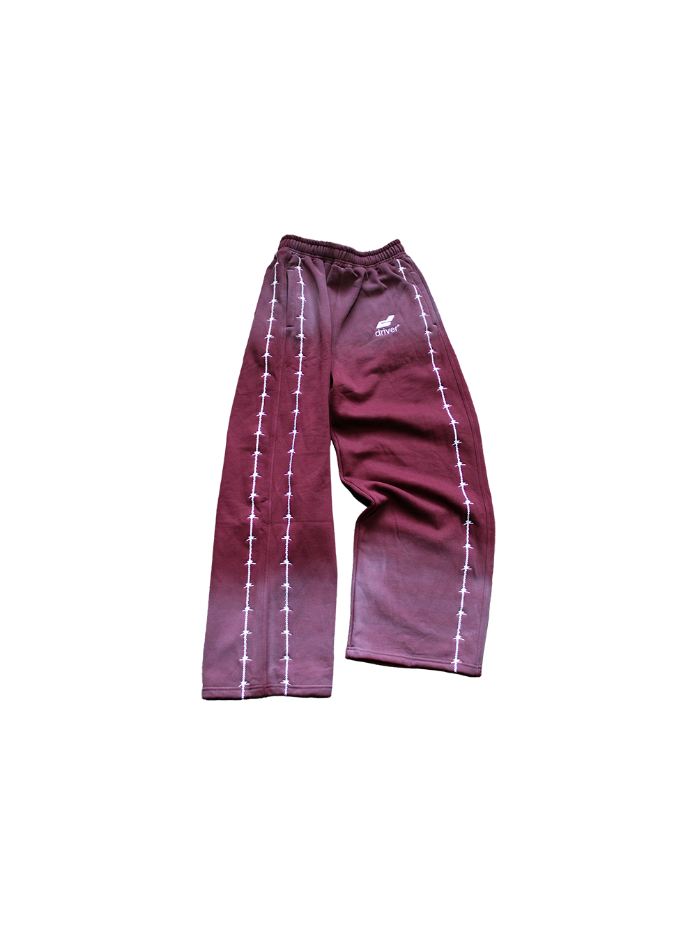 BARBED WIRE SWEATS (CRIMSON)