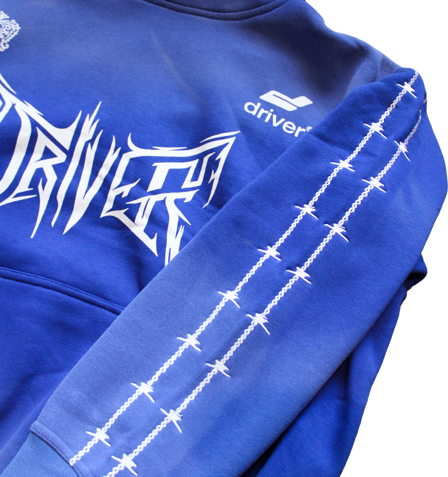 BARBED WIRE HOODIE (AZURE)