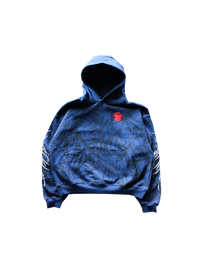 ABSTRACTIVE COBALT HOODIE