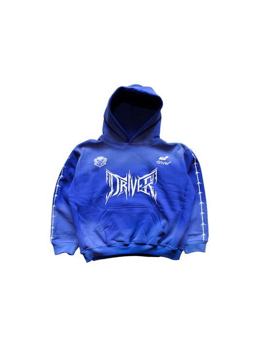 BARBED WIRE HOODIE (AZURE)