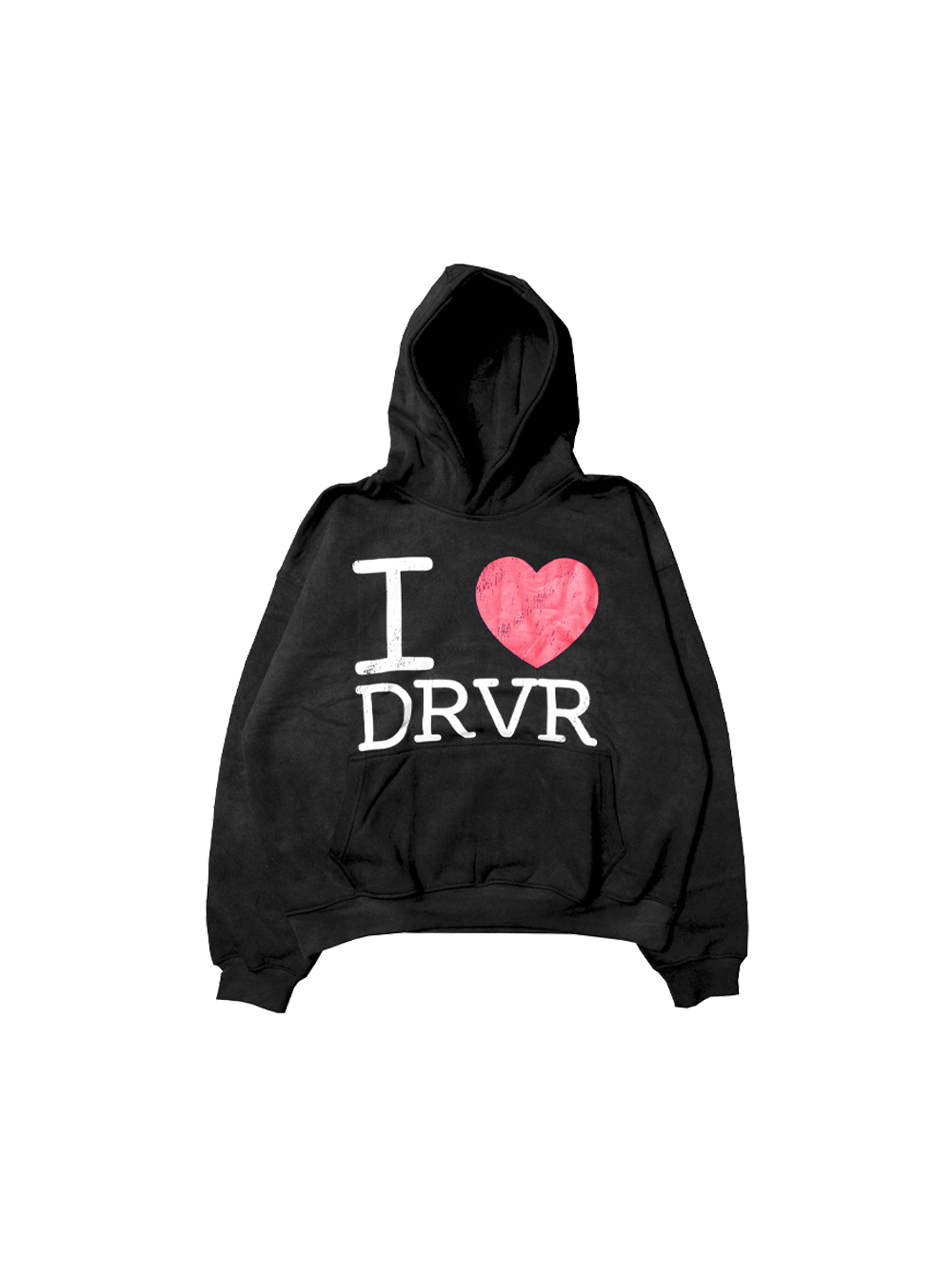 I <3 DRVR HOODIE [COAL]