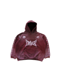 BARBED WIRE HOODIE (CRIMSON)
