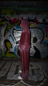 BARBED WIRE SWEATS (CRIMSON)