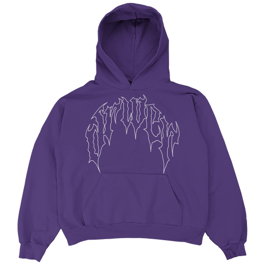 METALLIC HOODIE [GRAPE]