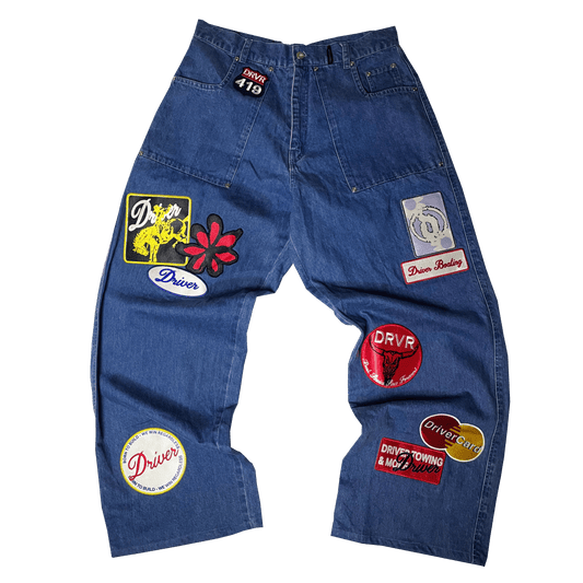 PATCHWORK DENIM [BLUE WASH]