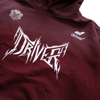 BARBED WIRE HOODIE (CRIMSON)