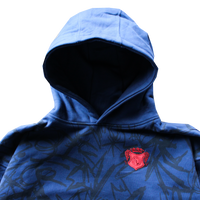 ABSTRACTIVE COBALT HOODIE