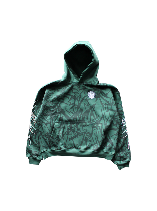 ABSTRACTIVE JUNGLE HOODIE
