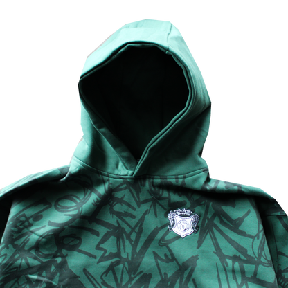 ABSTRACTIVE JUNGLE HOODIE