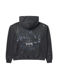PANTHER FRAYED HOODIE