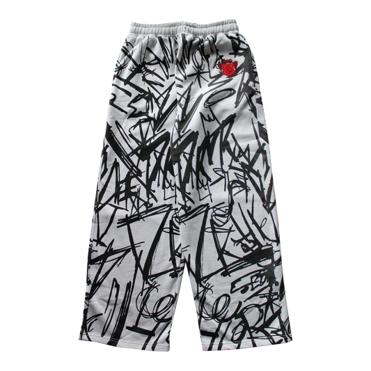 GRAFFITI SWEATS [ASH GRAY]