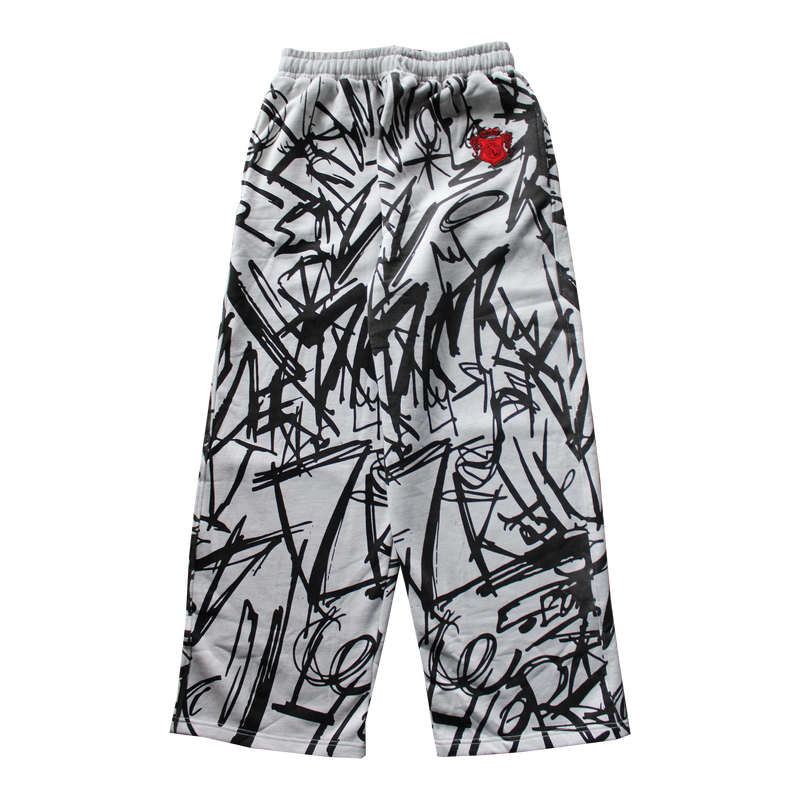 GRAFFITI SWEATS [ASH GRAY]